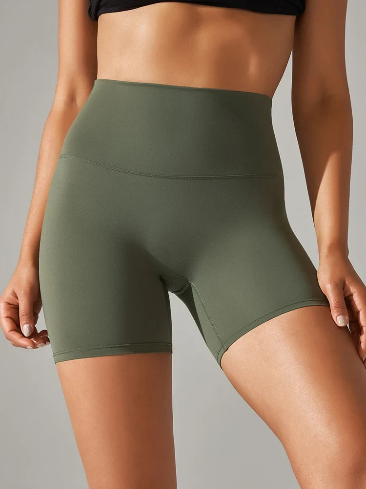 Women's High Waist Yoga Shorts
